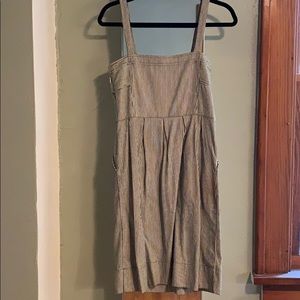 Lil from Anthropologie Black + Cream Striped Dress